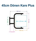 Fener Tabela Kare Dönen Plus Ayaklı 45cm. - Görsel 5