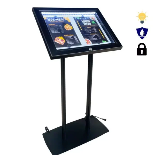 2xA4 Led Işıklı Menü ve Bilgi Panosu
