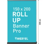 Roll Up Banner Pro 150x200 cm.