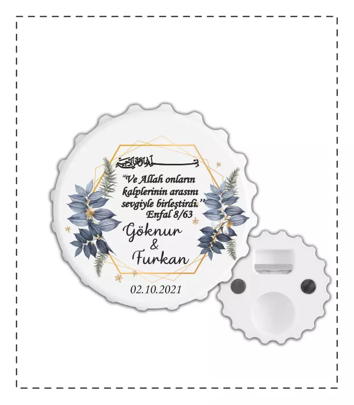 Şişe Kapağı Magnet Açacak MY205