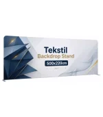 Tekstil Backdrop Stand 500x220cm Düz