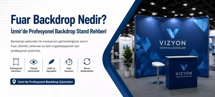 Fuar Backdrop, Nedir İzmir’de Profesyonel Backdrop Stand Rehberi