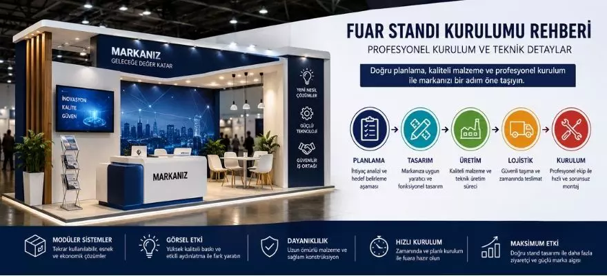 Fuar Standı Kurulumu, Profesyonel Kurulum ve Teknik Detaylar