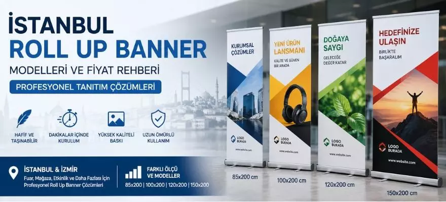 İstanbul Roll Up Banner, Profesyonel Tanıtım Çözümleri