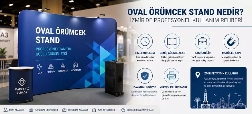 Oval Örümcek Stand, İzmir’de Profesyonel Kullanım Rehberi
