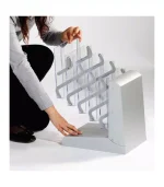 Portatif Zigzag Broşürlük, 5 x A4 Çantalı Akordiyon Stand - Görsel 3