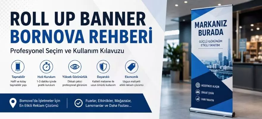Roll Up Banner Bornova, Profesyonel Seçim ve Kullanım Kılavuzu