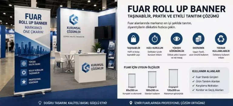 Roll Up Banner Fuar, Etkinlikler İçin Profesyonel Tanıtım Çözümleri