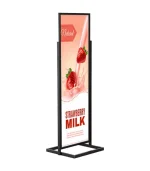 Sürgülü Poster Pano Eko 50x170 cm Siyah