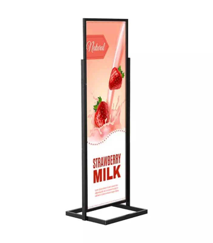 Sürgülü Poster Pano Eko 50x170 cm Siyah Sürgülü Poster Pano Eko 50x170 cm Siyah